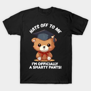 Funny bear graduation illustration T-Shirt